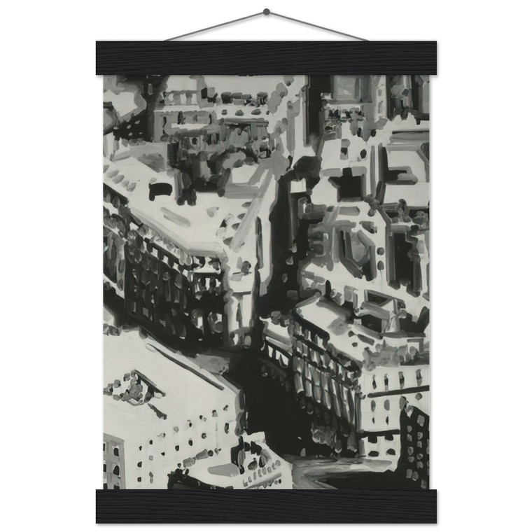 Gerhard Richter  TOWNSCAPE P1 1968 Museum-Quality Matte Paper Poster with Hanger