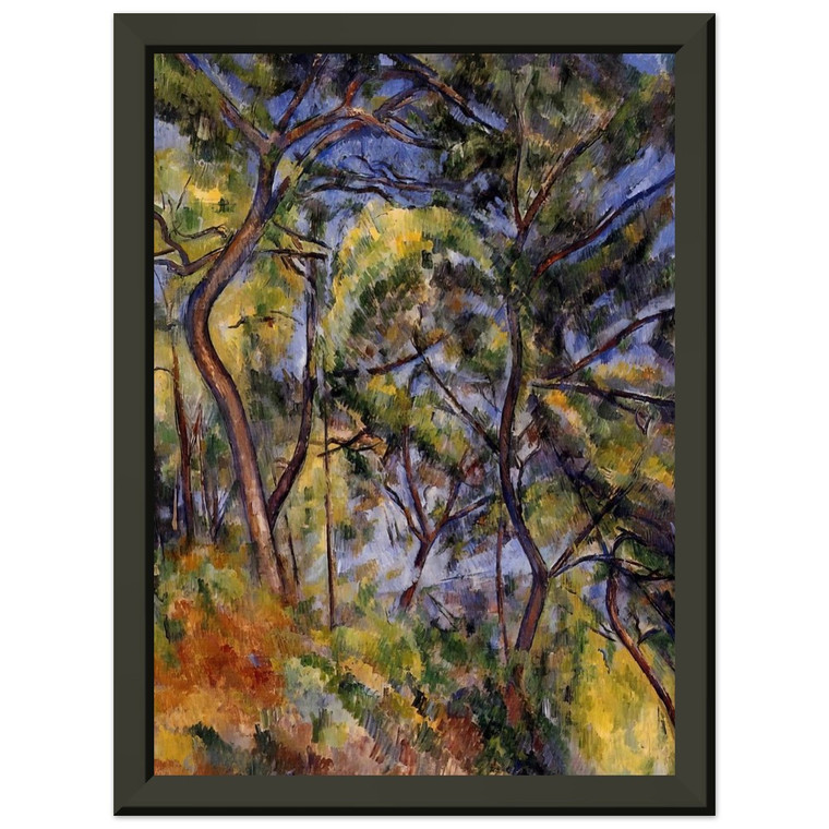 Paul Cezanne  Forest N3 Premium Metal Framed Art Print / Poster