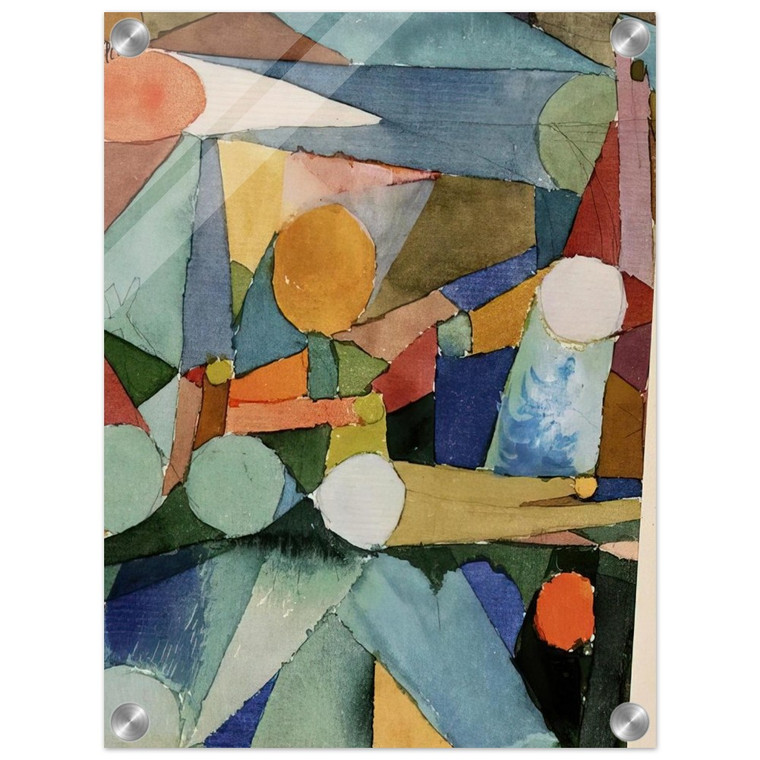 Paul Klee  COLOUR SHAPES 1914 Acrylic Print