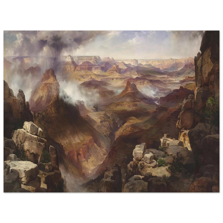 Thomas Moran  Grand Canyon of the Colorado River Aluminum Print