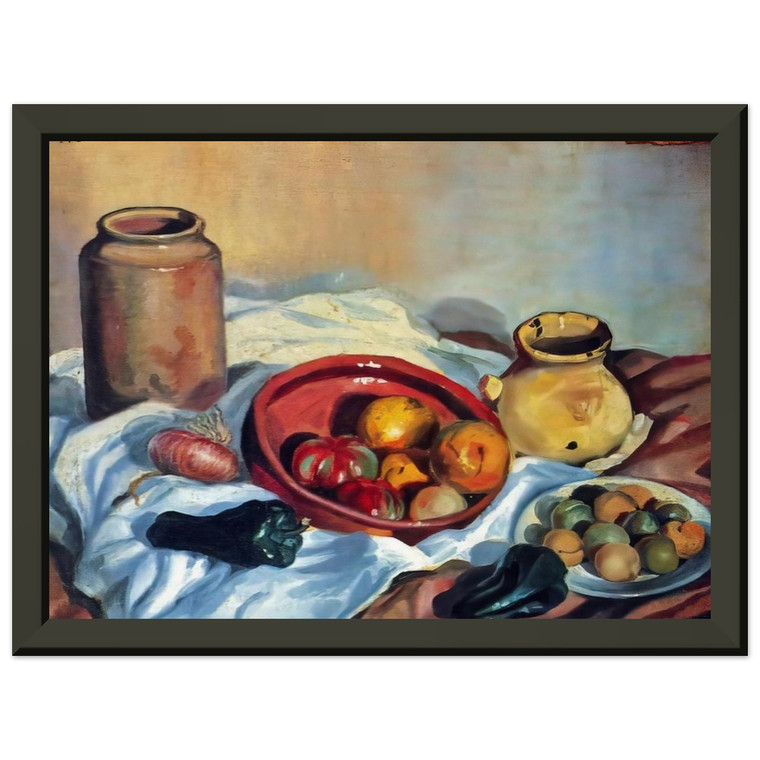 Salvador Dali  STILL LIFE N7 Premium Metal Framed Art Print / Poster