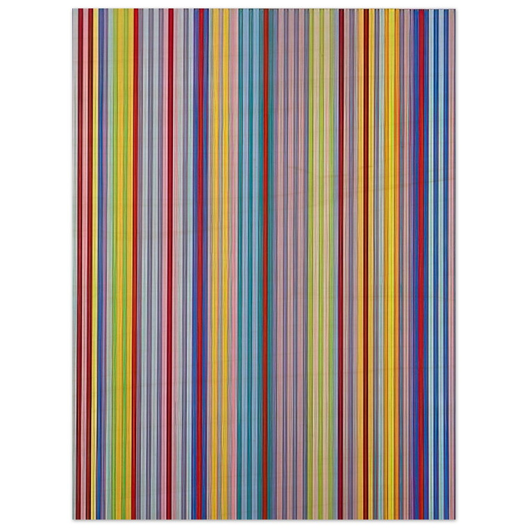 Gene Davis  Battle for Grownups  1970 Wood Print