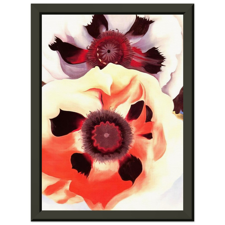Eyvind Earle  POPPIES N2 Premium Metal Framed Art Print / Poster