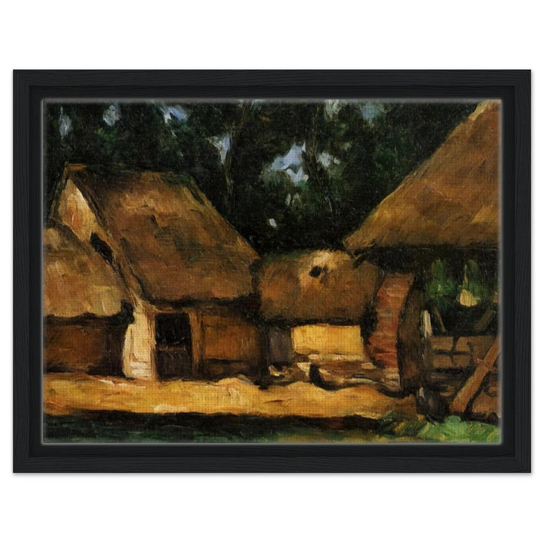Paul Cezanne  The Oilmill Framed Canvas