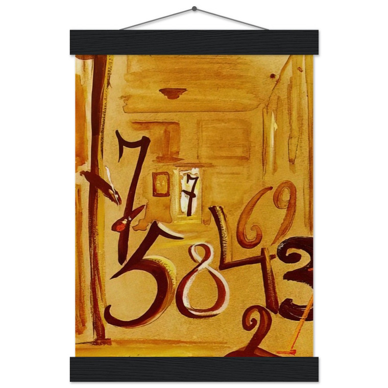 Salvador Dali THE MAIDS IN WAITING LAS MENINAS Matte Poster with Hanger