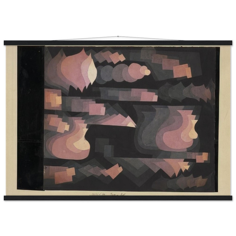 Paul Klee  ADD IN RED 1921 Museum-Quality Matte Paper Poster with Hanger