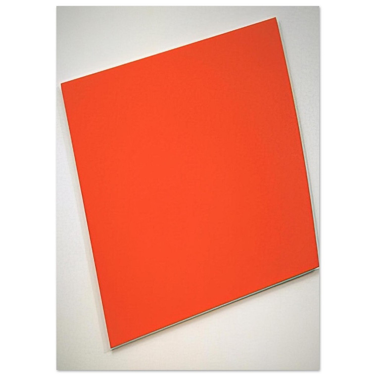 Ellsworth Kelly  RedOrange Panel with Curve Fine Art Poster / Art Print