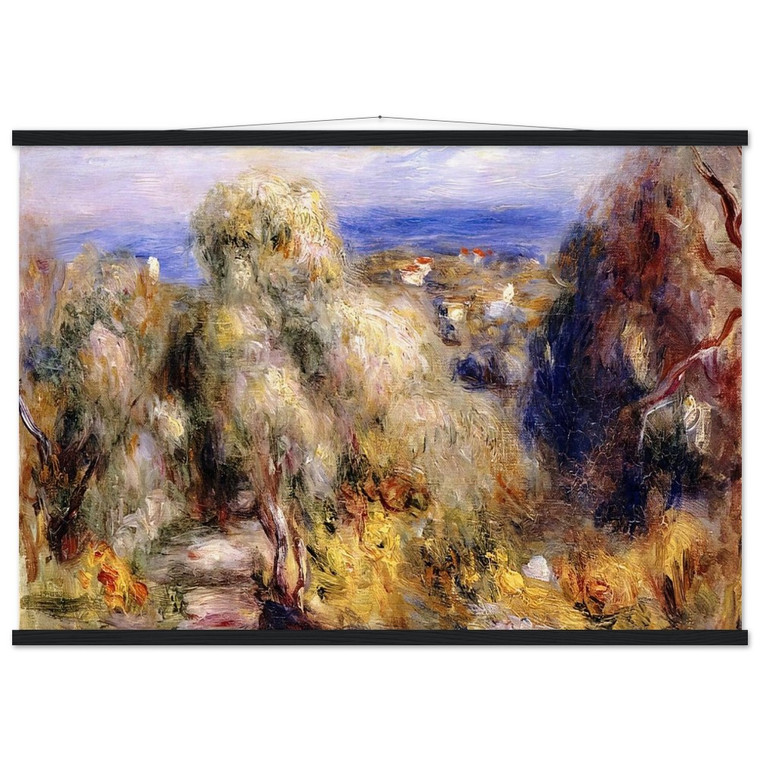 Pierre-Auguste Renoir View of Cannet Matte Paper Poster with Hanger