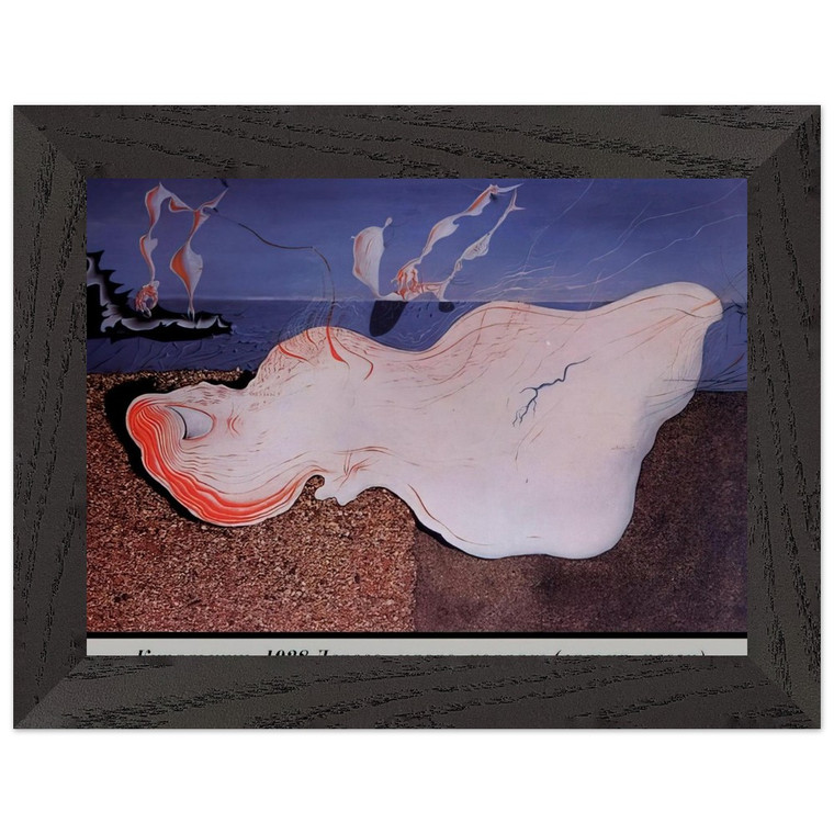 Salvador Dali  THE BATHER Premium Wooden Framed Art Print / Poster