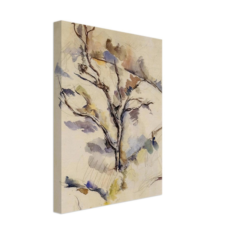 Paul Cezanne  The Oak Canvas
