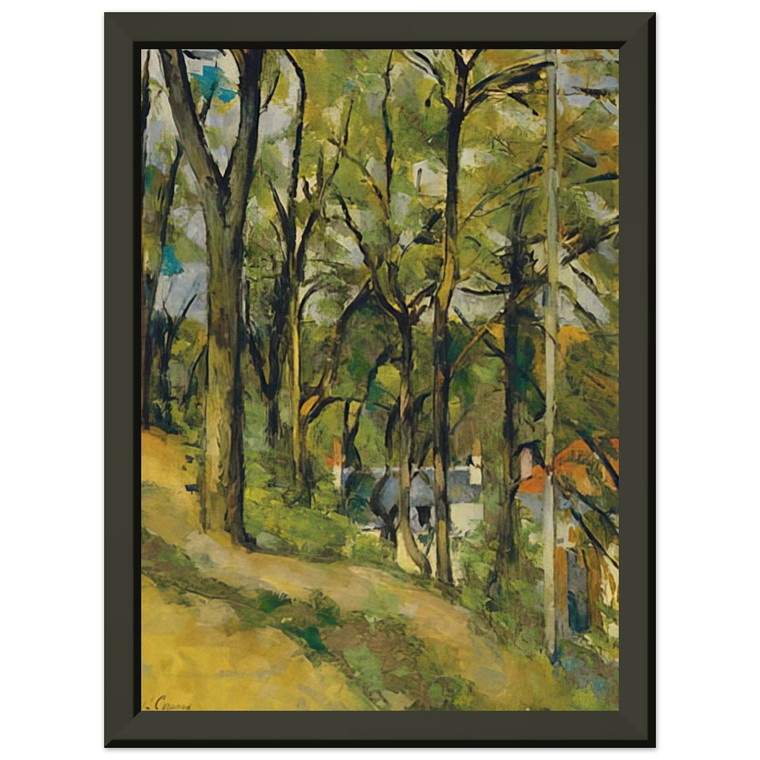 Paul Cezanne  The Orchard Premium Metal Framed Art Print / Poster