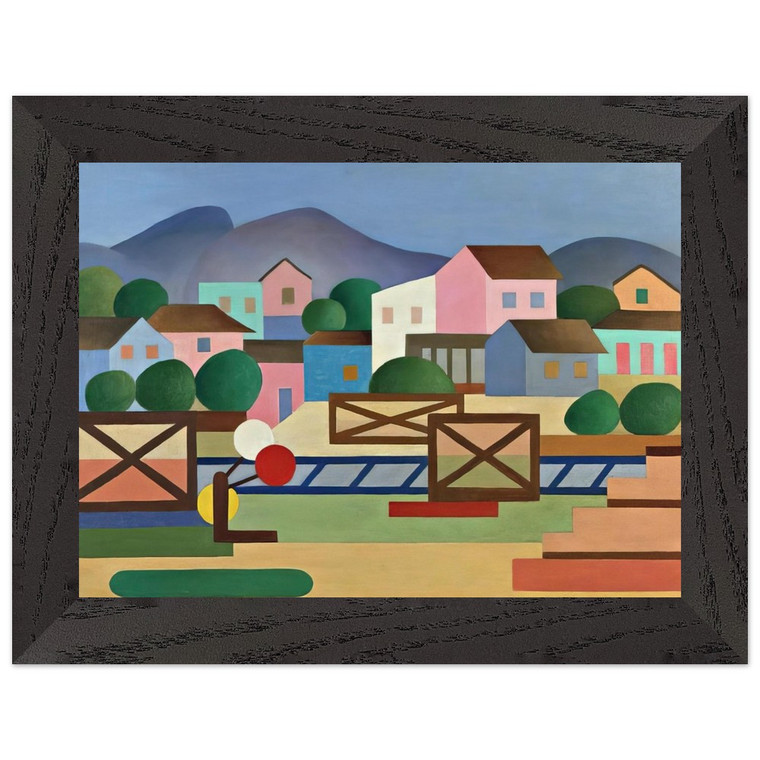 Tarsila do Amaral  Level II Pass Premium Wooden Framed Art Print / Poster