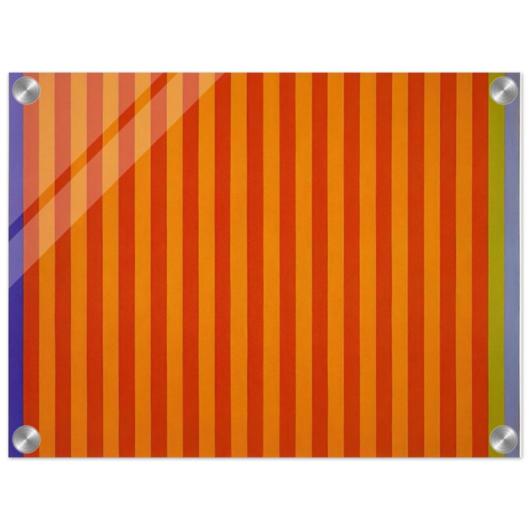 Gene Davis  EdgesSolar Beat  1962 Acrylic Print