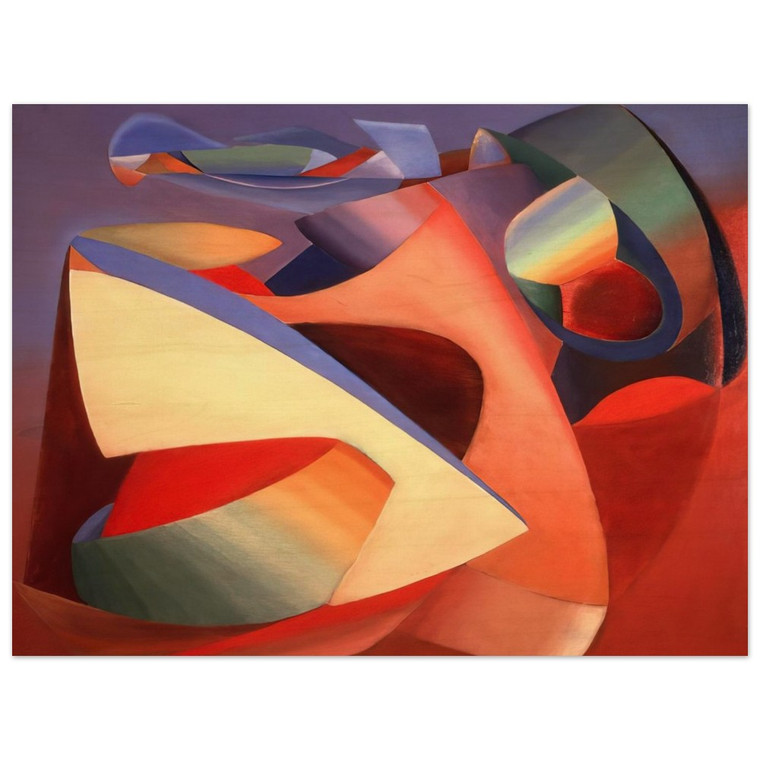 John Ferren  Lutte as Ciel  1937 Wood Print