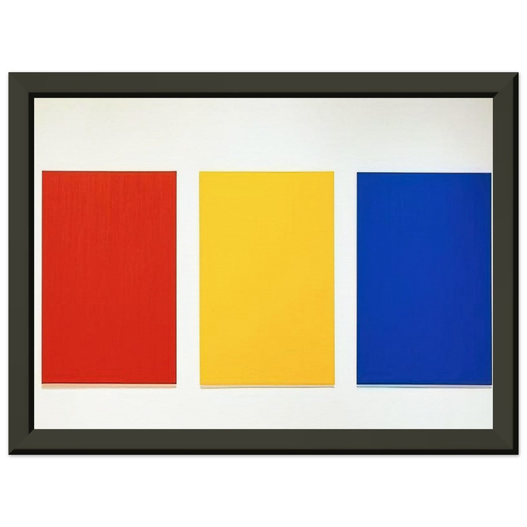 Ellsworth Kelly  Red Yellow Blue III Premium Metal Framed Art Print / Poster