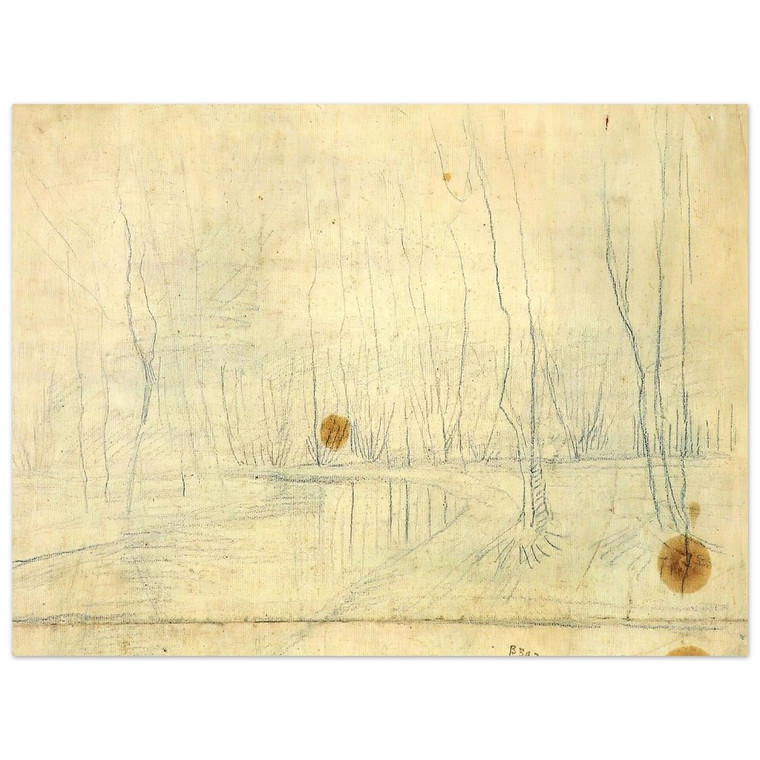 Vincent van Gogh  Park View Aluminum Print