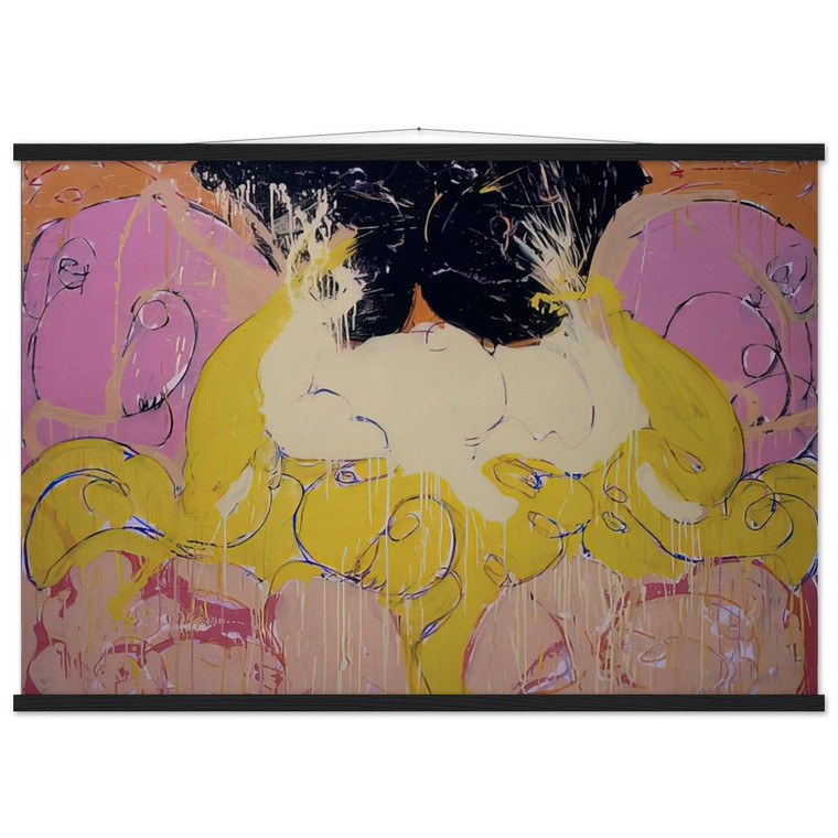 Norman Bluhm Untitled Drawing 3 1984 Museum Matte Poster with Hanger