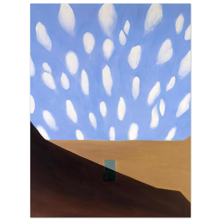 Georgia OKeeffe  In the Patio VIII Aluminum Print