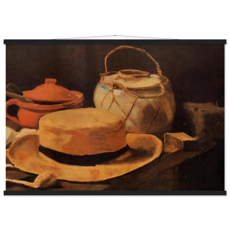 Van Gogh Still Life Yellow Hat Matte Paper Poster with Hanger