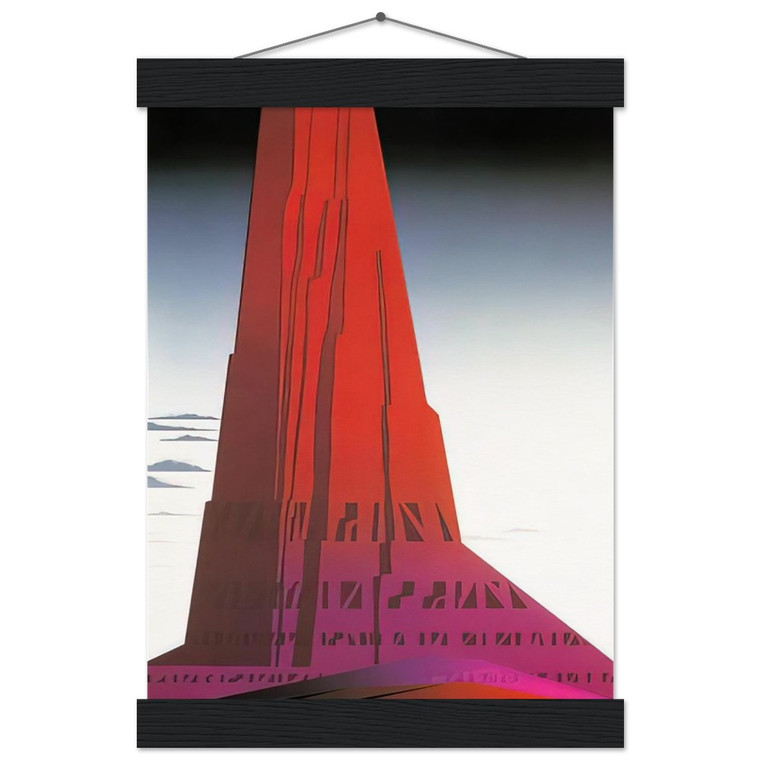 Eyvind Earle  Desert Skyscraper Museum-Quality Matte Paper Poster with Hanger