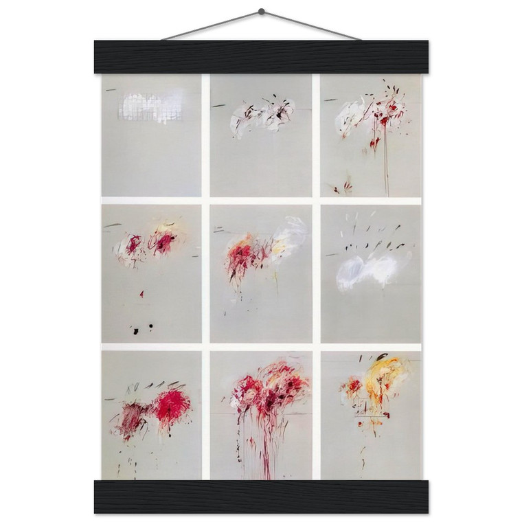 Cy Twombly Nine Discourses on Commodus Museum Quality Matte Poster Hanger