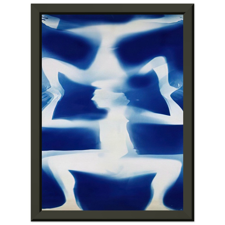 Robert Rauschenberg UNTITLED DOUBLE RAUSCHENBERG 1950 Metal Framed Print