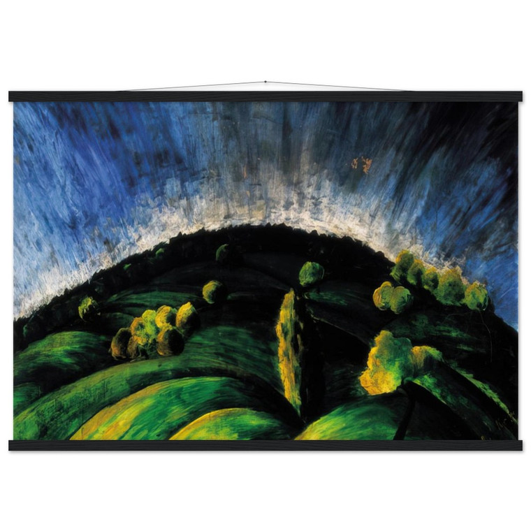 Laszlo MoholyNagy Mountains of Buda Matte Paper Poster with Hanger