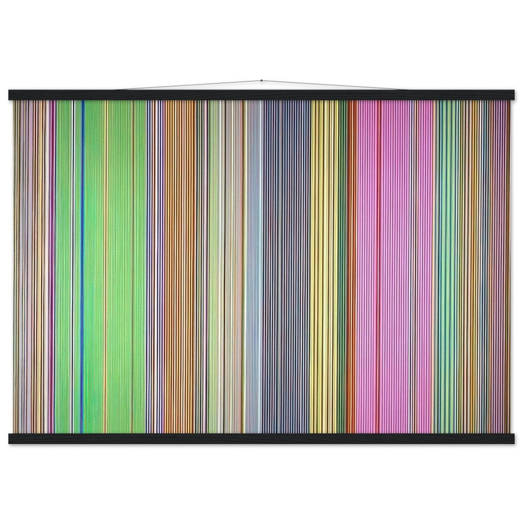 Gene Davis  Raspberry Icicle  1967 Museum-Quality Matte Paper Poster with Hanger