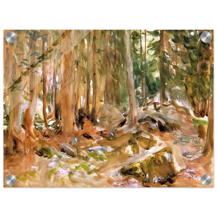John Singer Sargent  Pine Forest Acrylic Print
