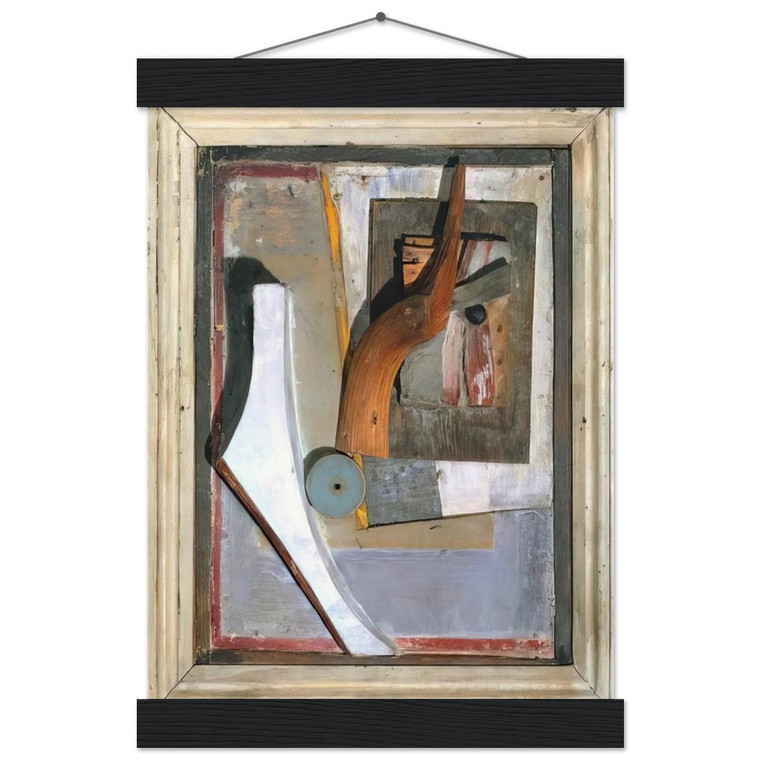 Kurt Schwitters RELIEF IN RELIEF 1945 Museum Quality Matte Poster Hanger
