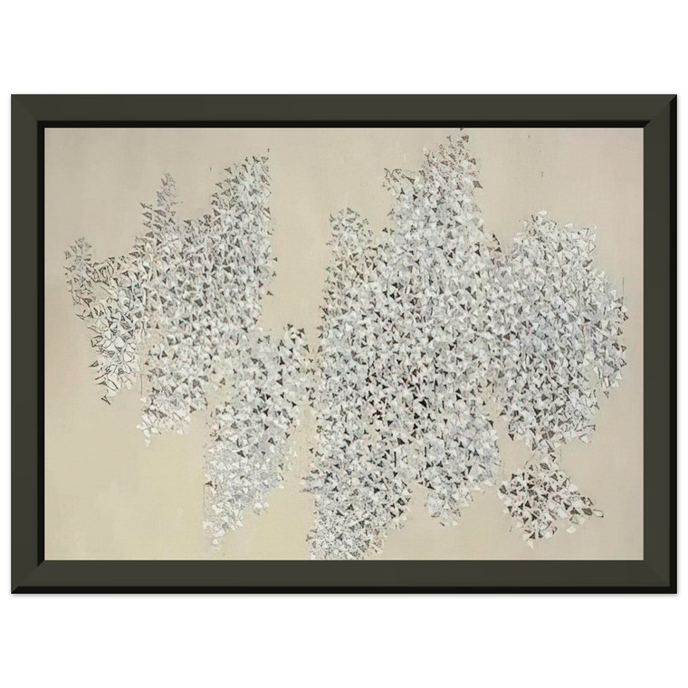 Robert Goodnough Shapes Movement H 1984 Metal Framed Art Print
