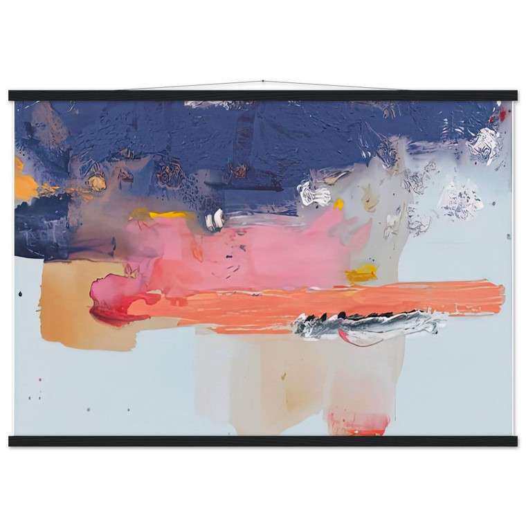 Frankenthaler Western Roadmap Museum-Quality Matte Paper Poster with Hanger