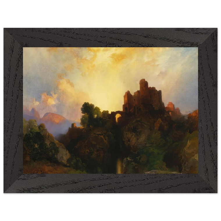 Thomas Moran  Caledonia Premium Wooden Framed Art Print / Poster