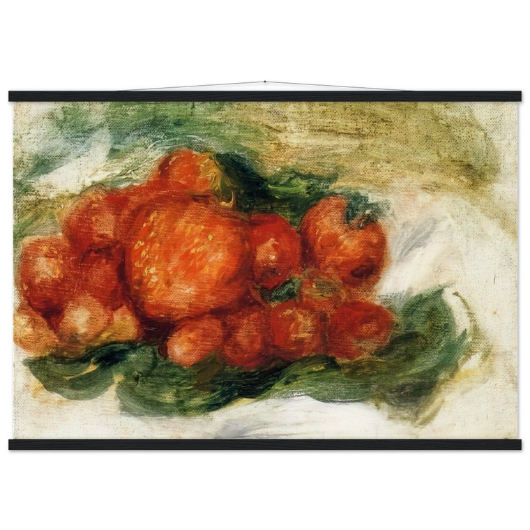 Renoir Still Life with Strawberries Matte Paper Poster with Hanger