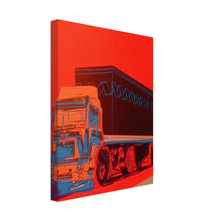Andy Warhol  Truck Announcement Canvas