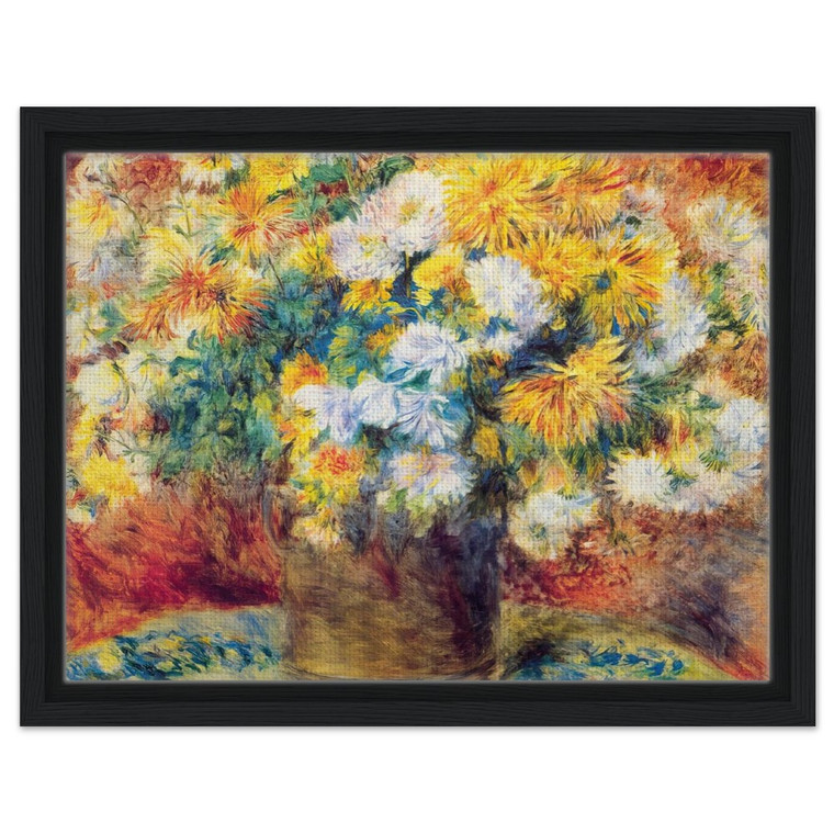 PierreAuguste Renoir  Chrysan the mums Framed Canvas