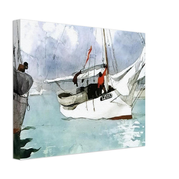 Winslow Homer  FISHING BOATS KEY WEST Canvas