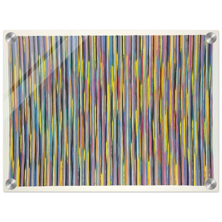 Gene Davis  Joy Ride  1981 Acrylic Print