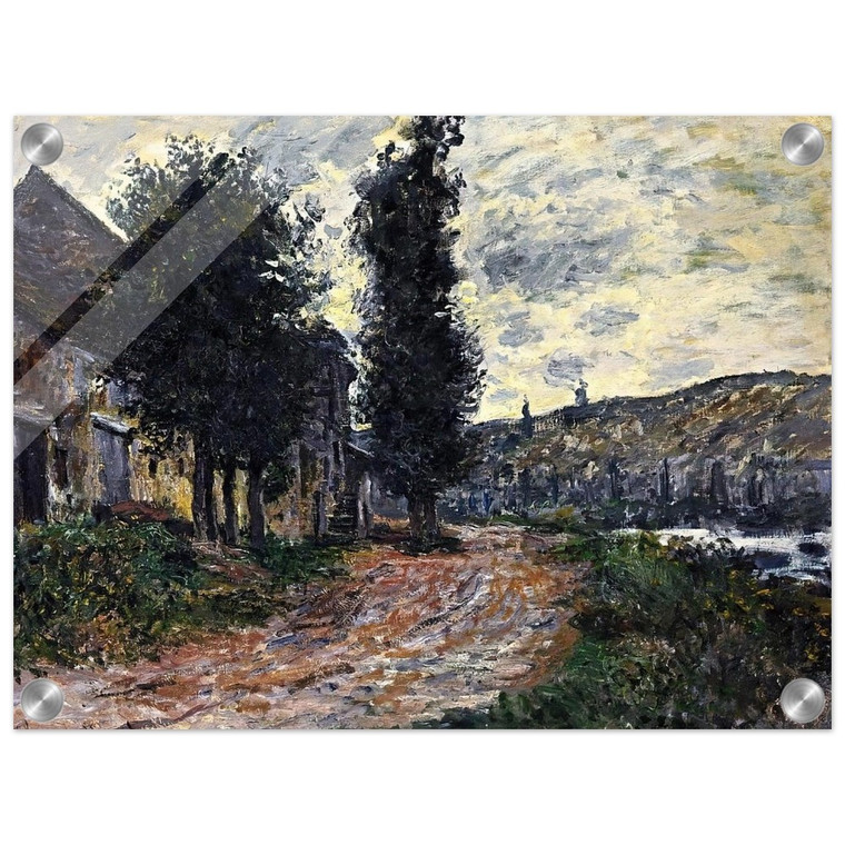 claude monet  Tow Path at Lavacourt Acrylic Print