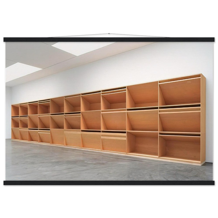 Donald Judd Untitled Plywood 1980 Museum Quality Matte Poster with Hanger