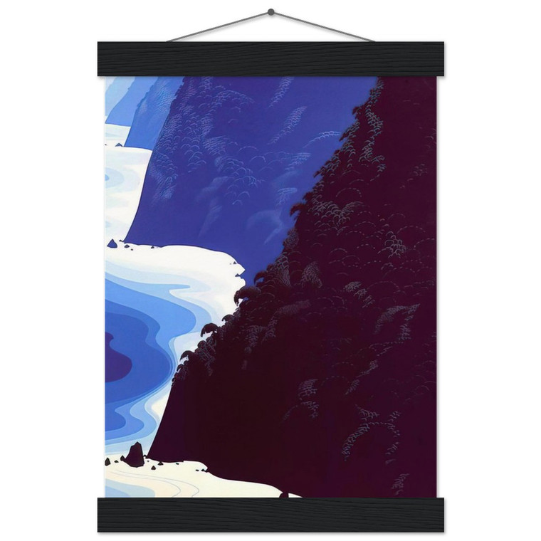 Eyvind Earle  Blue Big Sur Museum-Quality Matte Paper Poster with Hanger