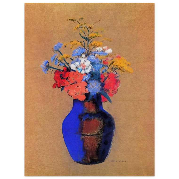 Odilon Redon  WILD FLOWERS IN A VASE Wood Print