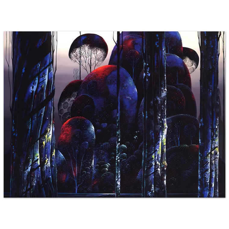 Eyvind Earle  Trees Draped in Autumn Aluminum Print