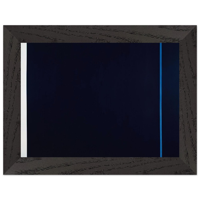 Barnett Newman  Midnight Blue N1 Premium Wooden Framed Art Print / Poster