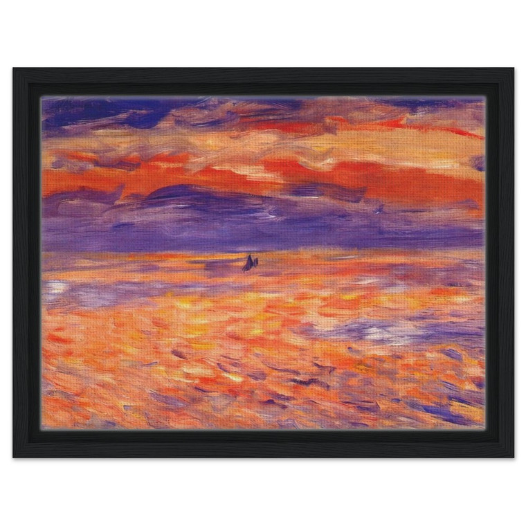 PierreAuguste Renoir  Sunset at Sea N2 Framed Canvas