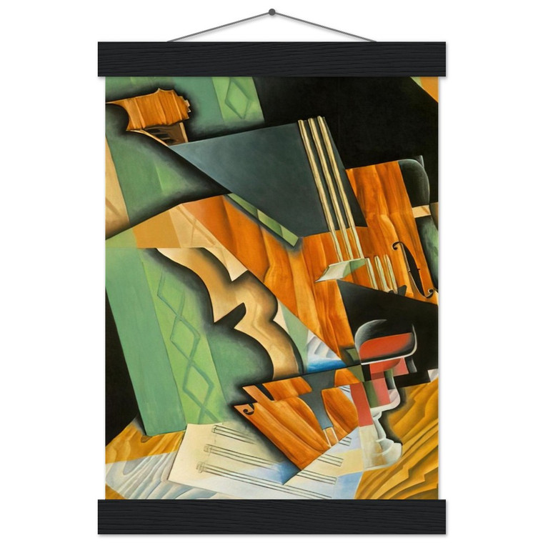 Juan Gris  VIOLIN AND GLASS 1915 Museum-Quality Matte Paper Poster with Hanger