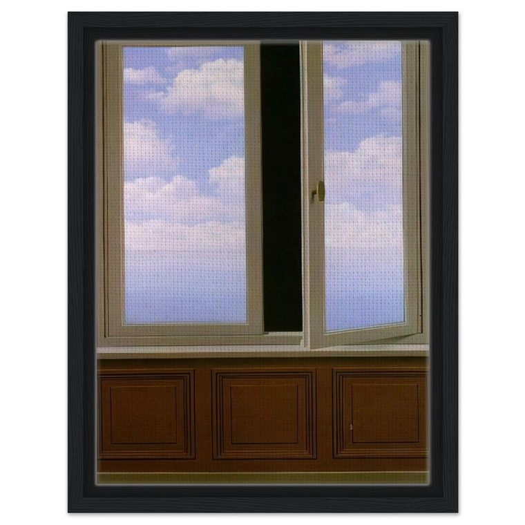 Rene Magritte  THE LOOKING GLASS 1963 Framed Canvas