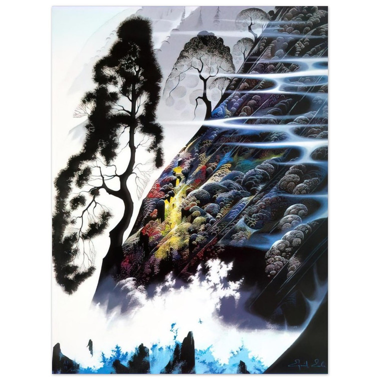Eyvind Earle  Radient Splendor Aluminum Print