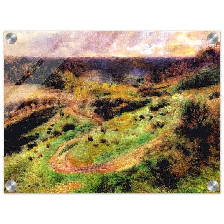 PierreAuguste Renoir  Landscape at Wargemont Acrylic Print