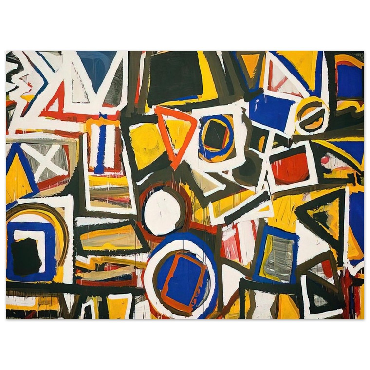 Al Held  Taxi Cab II Aluminum Print